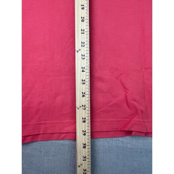 Croft & Barrow Men's Peach Short Sleeve Collared Polo Shirt Medium USED - Picture 4 of 5